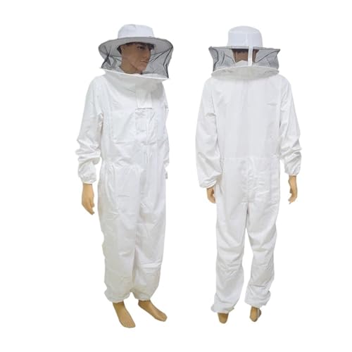 Imkereibedarf Imkeranzug Kleidung Imkereikleidung Hutjacke Schutzkleidung Unisex Defend Imkereianzug Imkerausrüstung(2XL) von MEIVIYA