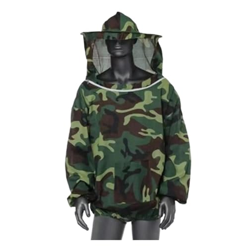 Imkereibedarf Schutz Imkerei Jacke Schleier Kittel Imkerei Hut Hülse Imker Anti-bienen Anzug Anti-bienen Biss Landwirtschaft Kleidung Overall(Green) von MEIVIYA