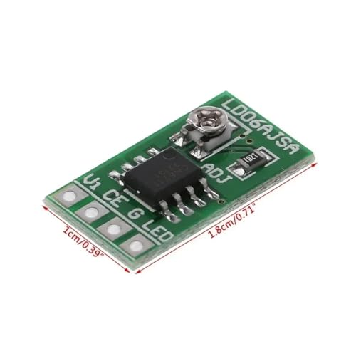 LED-Treiber 1-10 STÜCKE 30-1500MA Einstellbarer Konstantstrom-LED-Treiber DC 3,3 V 3,7 V 4,2 V 5 V PWM-Steuerplatine Buck Power Module(10pcs) von MEIVIYA