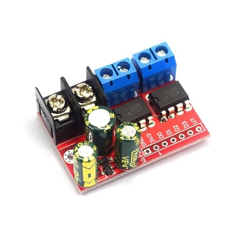 LED-Treiber 1-10 Stücke H-Brücke Fernbedienung 5A 3V-14V Dual DC Motor Drive Module Spannung Reverse PWM Geschwindigkeit Regulierung Doppel Super L298N 5AD(10 Pcs) von MEIVIYA