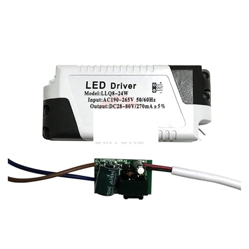 LED-Treiber AC180-240V Konstantstrom-DC-LED-Treiber 8-18W 8-24W Konstantstrom-LED-Netzteile mit DC-Buchse 280mA Treiber(8-24W) von MEIVIYA