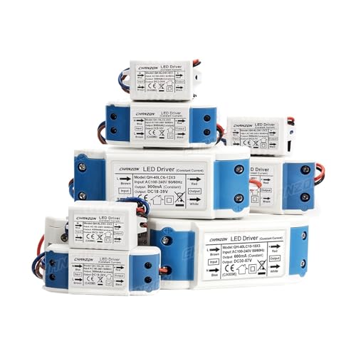 LED-Treiber Externer LED-Treiber mit konstantem Strom 1 W 3 W 5 W 10 W 20 W 36 W 50 W 300 mA 450 mA 600 mA 900 mA 1500 mA Isolations-Beleuchtungstransformator(600mA 3 to 7V 3W) von MEIVIYA