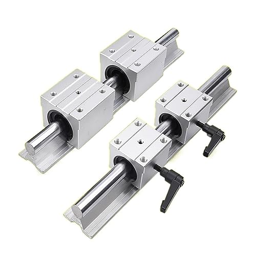 Lineare Schienenführung 2PCS Linearführungsschiene Set SBR20 2PCS Linearführung 200mm-1500mm Mit 4PCS Blöcke SBR16UU Glatte Bewegung for CNC Teil(1050mm) von MEIVIYA