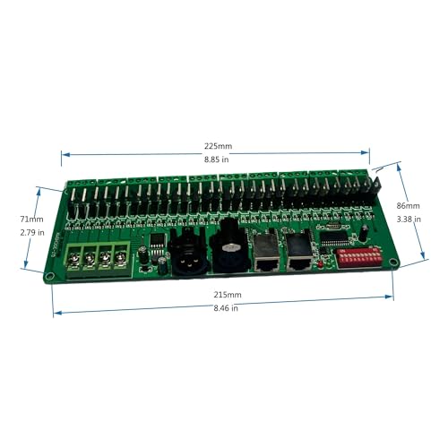 MEIVIYA 30-Kanal-DMX-Controller 60A Hochleistungs-DMX512-Platinendecoder for 12 V 24 V RGB-LED-Bühnen-Dimmer-Controller-Schalter MEIVIYA 30-Kanal-DMX-Controller 60A Hochleistungs-DMX512-Platinendecoder for 12 V 24 V RGB-LED-Bühnen-Dimmer-Controller-Schalter von MEIVIYA