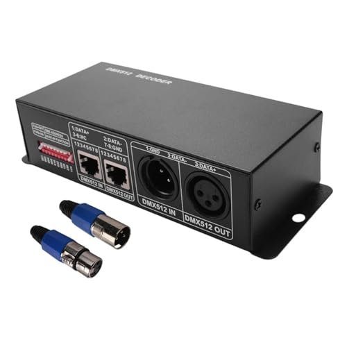 MEIVIYA 3CH DC12-24V RGBW DMX 512 Decoder LED Controller RGB LED DMX512 Decoder, DMX512-3CH MEIVIYA 3CH DC12-24V RGBW DMX 512 Decoder LED Controller RGB LED DMX512 Decoder, DMX512-3CH von MEIVIYA