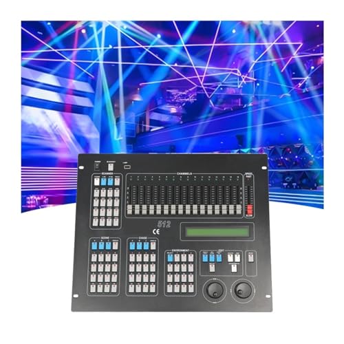 MEIVIYA DMX 512 Konsole 512 Controller for Bühne Licht Event Zein Party Moving Head Par Wand Washlight(1 pcs by Flight case) von MEIVIYA