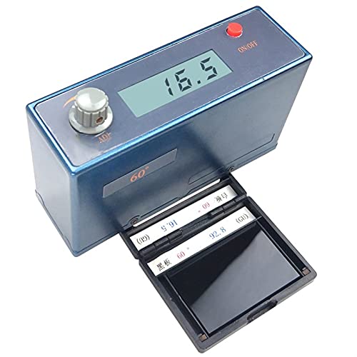 Tragbarer Farbanalysator 60 ° Universal Paint Oberfläche Glanzzähler Bodenfliese Plastikglanzmessgerät Digitales Präzisions-Kolorimeter von MEIVIYA