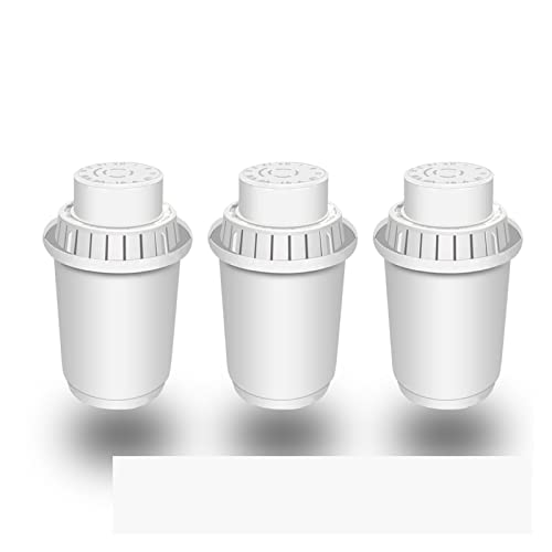 Wasserfiltersystem 3,5 l mineralischer alkalischer Wasserkrugfilter-Ionisator – 400 l langlebige Filter – Reiniger-Filtrationssystem – pH-Alkalisierer(3 x Replace Filter) von MEIVIYA