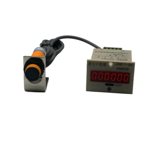 Wasserpumpen-Druckregler, 5 6-stellige Anzeige Elektronischer Zähler AC220 / AC36V / DC 24V / DC 12V(10cm Bracket,2W DC12V) von MEIVIYA
