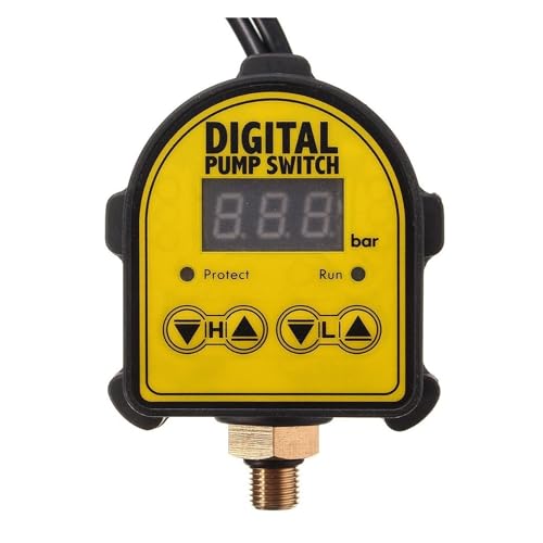 Wasserpumpen-Druckregler, Automatischer digitaler Druckregler, EIN-AUS-Schalter for Wasser- und Gaspumpe HT2024(3 points extra wire) von MEIVIYA