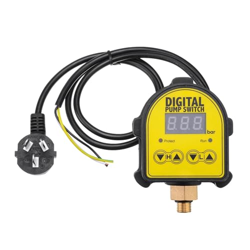 Wasserpumpen-Druckregler, Digitaler Druckkontrollschalter, elektronischer Druckregler for Luftpumpe(3 points inner wire) von MEIVIYA