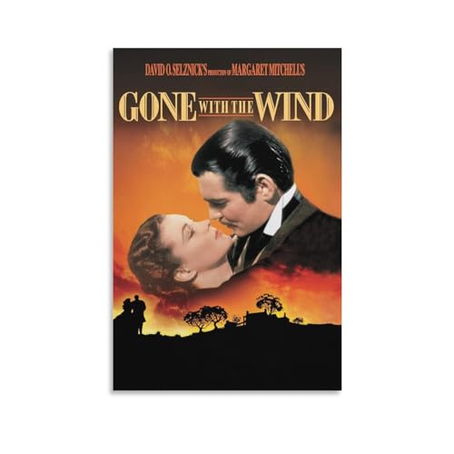 MEIYAN Filmposter "American Civil Films Gone with The Wind", Leinwand-Poster, Wandkunst, Bild, Drucke, hängende Fotodekoration, Heimposter, Kunstwerke, 20 x 30 cm MEIYAN Filmposter "American Civil Films Gone with The Wind", Leinwand-Poster, Wandkunst, Bild, Drucke, hängende Fotodekoration, Heimposter, Kunstwerke, 20 x 30 cm von MEIYAN