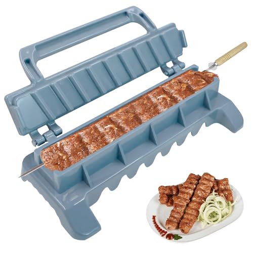 Kebab Maker Kebabspieße Presse, Tragbarer Kebab-Maker Manueller Kebab-Grillspieße, Kabob Spieße Barbecue Maschine Maker Form Einfach zu Bedienen Kebabs Wesentliche Grillen Werkzeug Kunststoff Kebab Maker Kebabspieße Presse, Tragbarer Kebab-Maker Manueller Kebab-Grillspieße, Kabob Spieße Barbecue Maschine Maker Form Einfach zu Bedienen Kebabs Wesentliche Grillen Werkzeug Kunststoff von MEIYAXINWIN