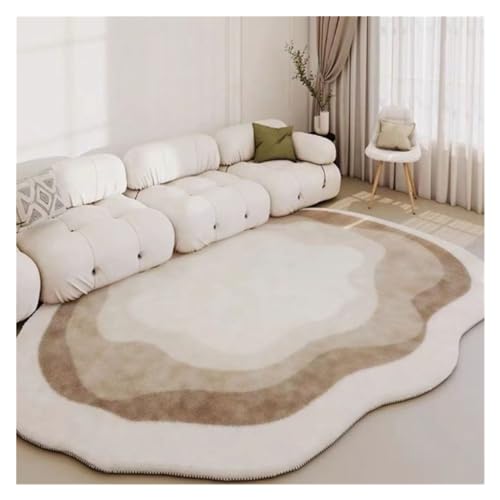 Living Room Rug Unregelmäßiger Bereich Teppich Boden Teppich Matte Home Decor Teppich Für Wohnzimmer Esszimmer Wohnzimmerteppich Modern(G,200 * 300cm) von MEIZHITU