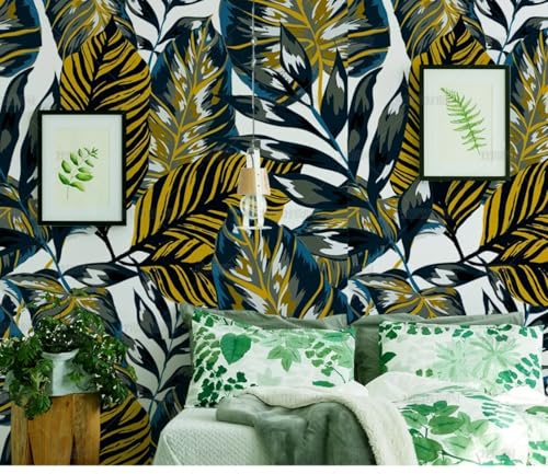 MEIZONGHUOJI Selbstklebend Tapete Blätter Pflanzen Retro Tapete 45 * 300Cm Selbstklebende Folie Abnehmbar Vinyl Klebefolie Wasserdicht Dekorfolie Für Wohnzimmer Schlafzimmer Küche Wand Möbel MEIZONGHUOJI Selbstklebend Tapete Blätter Pflanzen Retro Tapete 45 * 300Cm Selbstklebende Folie Abnehmbar Vinyl Klebefolie Wasserdicht Dekorfolie Für Wohnzimmer Schlafzimmer Küche Wand Möbel von MEIZONGHUOJI