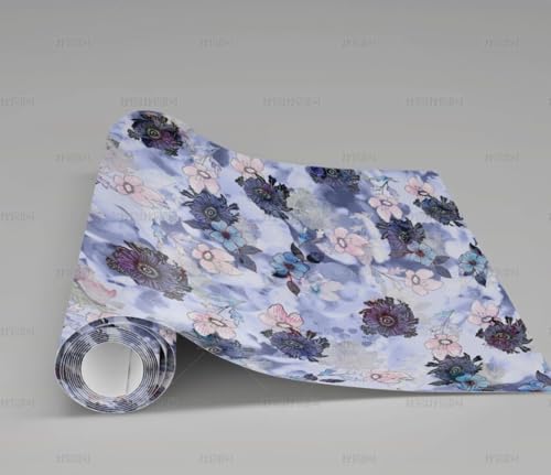 MEIZONGHUOJI Selbstklebend Tapete Blume Lila Tapete 45 * 300Cm Selbstklebende Folie Abnehmbar Vinyl Klebefolie Wasserdicht Dekorfolie Für Wohnzimmer Schlafzimmer Küche Wand Möbel MEIZONGHUOJI Selbstklebend Tapete Blume Lila Tapete 45 * 300Cm Selbstklebende Folie Abnehmbar Vinyl Klebefolie Wasserdicht Dekorfolie Für Wohnzimmer Schlafzimmer Küche Wand Möbel von MEIZONGHUOJI