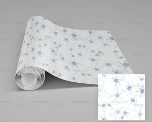 MEIZONGHUOJI Selbstklebend Tapete Blumen Blau Tapete 45 * 300Cm Selbstklebende Folie Abnehmbar Vinyl Klebefolie Wasserdicht Dekorfolie Für Wohnzimmer Schlafzimmer Küche Wand Möbel MEIZONGHUOJI Selbstklebend Tapete Blumen Blau Tapete 45 * 300Cm Selbstklebende Folie Abnehmbar Vinyl Klebefolie Wasserdicht Dekorfolie Für Wohnzimmer Schlafzimmer Küche Wand Möbel von MEIZONGHUOJI