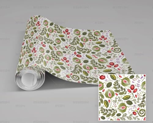 MEIZONGHUOJI Selbstklebend Tapete Blumen Pflanzen Grün Tapete 45 * 300Cm Selbstklebende Folie Abnehmbar Vinyl Klebefolie Wasserdicht Dekorfolie Für Wohnzimmer Schlafzimmer Küche Wand Möbel MEIZONGHUOJI Selbstklebend Tapete Blumen Pflanzen Grün Tapete 45 * 300Cm Selbstklebende Folie Abnehmbar Vinyl Klebefolie Wasserdicht Dekorfolie Für Wohnzimmer Schlafzimmer Küche Wand Möbel von MEIZONGHUOJI