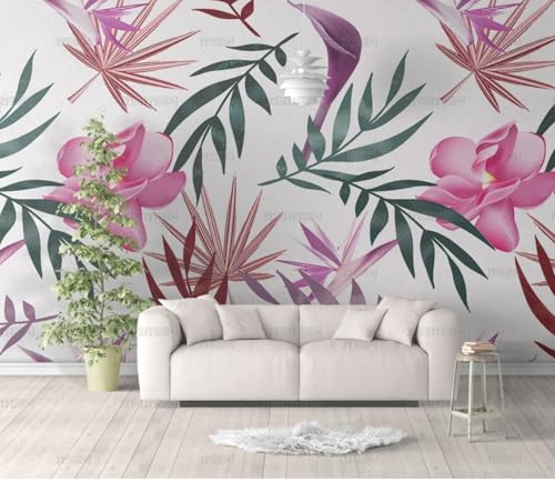 MEIZONGHUOJI Selbstklebend Tapete Blumen Pflanzen Tapete 45 * 300Cm Selbstklebende Folie Abnehmbar Vinyl Klebefolie Wasserdicht Dekorfolie Für Wohnzimmer Schlafzimmer Küche Wand Möbel von MEIZONGHUOJI