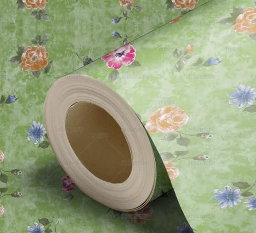 MEIZONGHUOJI Selbstklebend Tapete Blumen Retro Grün Tapete 45 * 300Cm Selbstklebende Folie Abnehmbar Vinyl Klebefolie Wasserdicht Dekorfolie Für Wohnzimmer Schlafzimmer Küche Wand Möbel MEIZONGHUOJI Selbstklebend Tapete Blumen Retro Grün Tapete 45 * 300Cm Selbstklebende Folie Abnehmbar Vinyl Klebefolie Wasserdicht Dekorfolie Für Wohnzimmer Schlafzimmer Küche Wand Möbel von MEIZONGHUOJI