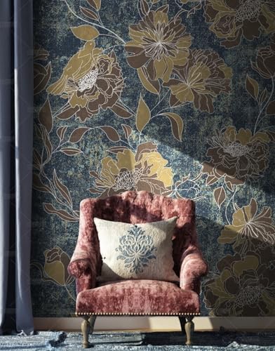 MEIZONGHUOJI Selbstklebend Tapete Blumen Retro Vögel 45 * 600CM Selbstklebende Folie Abnehmbar Vinyl Klebefolie Wasserdicht Dekorfolie für Wohnzimmer Schlafzimmer Küche Wand Möbel MEIZONGHUOJI Selbstklebend Tapete Blumen Retro Vögel 45 * 600CM Selbstklebende Folie Abnehmbar Vinyl Klebefolie Wasserdicht Dekorfolie für Wohnzimmer Schlafzimmer Küche Wand Möbel von MEIZONGHUOJI