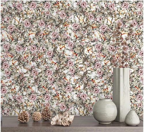 MEIZONGHUOJI Selbstklebend Tapete Blumen Vögel Vintage Tapete 45 * 300Cm Selbstklebende Folie Abnehmbar Vinyl Klebefolie Wasserdicht Dekorfolie Für Wohnzimmer Schlafzimmer Küche Wand Möbel MEIZONGHUOJI Selbstklebend Tapete Blumen Vögel Vintage Tapete 45 * 300Cm Selbstklebende Folie Abnehmbar Vinyl Klebefolie Wasserdicht Dekorfolie Für Wohnzimmer Schlafzimmer Küche Wand Möbel von MEIZONGHUOJI