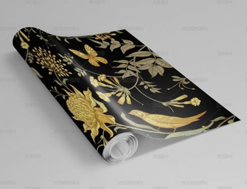 MEIZONGHUOJI Selbstklebend Tapete Chrysantheme Schwarz 45 * 600CM Selbstklebende Folie Abnehmbar Vinyl Klebefolie Wasserdicht Dekorfolie für Wohnzimmer Schlafzimmer Küche Wand Möbel MEIZONGHUOJI Selbstklebend Tapete Chrysantheme Schwarz 45 * 600CM Selbstklebende Folie Abnehmbar Vinyl Klebefolie Wasserdicht Dekorfolie für Wohnzimmer Schlafzimmer Küche Wand Möbel von MEIZONGHUOJI