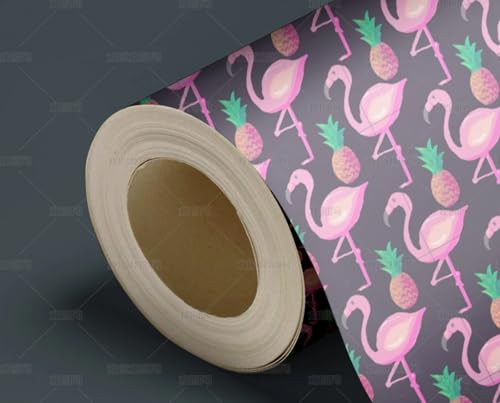 MEIZONGHUOJI Selbstklebend Tapete Flamingo Ananas Schwarz 45 * 600CM Selbstklebende Folie Abnehmbar Vinyl Klebefolie Wasserdicht Dekorfolie für Wohnzimmer Schlafzimmer Küche Wand Möbel MEIZONGHUOJI Selbstklebend Tapete Flamingo Ananas Schwarz 45 * 600CM Selbstklebende Folie Abnehmbar Vinyl Klebefolie Wasserdicht Dekorfolie für Wohnzimmer Schlafzimmer Küche Wand Möbel von MEIZONGHUOJI