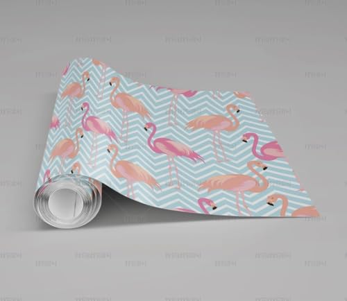 MEIZONGHUOJI Selbstklebend Tapete Flamingo Blau Weiß Tapete 45 * 300Cm Selbstklebende Folie Abnehmbar Vinyl Klebefolie Wasserdicht Dekorfolie Für Wohnzimmer Schlafzimmer Küche Wand Möbel MEIZONGHUOJI Selbstklebend Tapete Flamingo Blau Weiß Tapete 45 * 300Cm Selbstklebende Folie Abnehmbar Vinyl Klebefolie Wasserdicht Dekorfolie Für Wohnzimmer Schlafzimmer Küche Wand Möbel von MEIZONGHUOJI