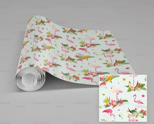 MEIZONGHUOJI Selbstklebend Tapete Flamingo Blume Blau Tapete 45 * 300Cm Selbstklebende Folie Abnehmbar Vinyl Klebefolie Wasserdicht Dekorfolie Für Wohnzimmer Schlafzimmer Küche Wand Möbel MEIZONGHUOJI Selbstklebend Tapete Flamingo Blume Blau Tapete 45 * 300Cm Selbstklebende Folie Abnehmbar Vinyl Klebefolie Wasserdicht Dekorfolie Für Wohnzimmer Schlafzimmer Küche Wand Möbel von MEIZONGHUOJI