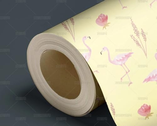 MEIZONGHUOJI Selbstklebend Tapete Flamingo blume gelb 45 * 600CM Selbstklebende Folie Abnehmbar Vinyl Klebefolie Wasserdicht Dekorfolie für Wohnzimmer Schlafzimmer Küche Wand Möbel MEIZONGHUOJI Selbstklebend Tapete Flamingo blume gelb 45 * 600CM Selbstklebende Folie Abnehmbar Vinyl Klebefolie Wasserdicht Dekorfolie für Wohnzimmer Schlafzimmer Küche Wand Möbel von MEIZONGHUOJI