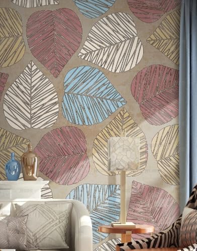 MEIZONGHUOJI Selbstklebend Tapete Geometrische Blätter Retro braun 45 * 600CM Selbstklebende Folie Abnehmbar Vinyl Klebefolie Wasserdicht Dekorfolie für Wohnzimmer Schlafzimmer Küche Wand Möbel MEIZONGHUOJI Selbstklebend Tapete Geometrische Blätter Retro braun 45 * 600CM Selbstklebende Folie Abnehmbar Vinyl Klebefolie Wasserdicht Dekorfolie für Wohnzimmer Schlafzimmer Küche Wand Möbel von MEIZONGHUOJI