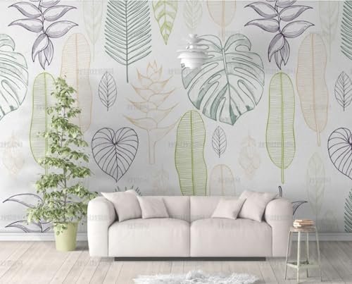 MEIZONGHUOJI Selbstklebend Tapete Helle Pflanzen blätter 45 * 600CM Selbstklebende Folie Abnehmbar Vinyl Klebefolie Wasserdicht Dekorfolie für Wohnzimmer Schlafzimmer Küche Wand Möbel MEIZONGHUOJI Selbstklebend Tapete Helle Pflanzen blätter 45 * 600CM Selbstklebende Folie Abnehmbar Vinyl Klebefolie Wasserdicht Dekorfolie für Wohnzimmer Schlafzimmer Küche Wand Möbel von MEIZONGHUOJI