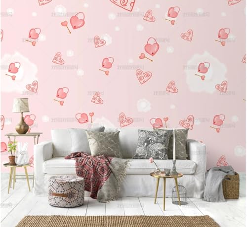 MEIZONGHUOJI Selbstklebend Tapete Herz Rosa Tapete 45 * 300Cm Selbstklebende Folie Abnehmbar Vinyl Klebefolie Wasserdicht Dekorfolie Für Wohnzimmer Schlafzimmer Küche Wand Möbel MEIZONGHUOJI Selbstklebend Tapete Herz Rosa Tapete 45 * 300Cm Selbstklebende Folie Abnehmbar Vinyl Klebefolie Wasserdicht Dekorfolie Für Wohnzimmer Schlafzimmer Küche Wand Möbel von MEIZONGHUOJI
