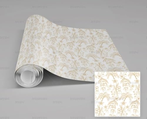 MEIZONGHUOJI Selbstklebend Tapete Kaffeebeeren Pflanze Gold Tapete 45 * 300Cm Selbstklebende Folie Abnehmbar Vinyl Klebefolie Wasserdicht Dekorfolie Für Wohnzimmer Schlafzimmer Küche Wand Möbel MEIZONGHUOJI Selbstklebend Tapete Kaffeebeeren Pflanze Gold Tapete 45 * 300Cm Selbstklebende Folie Abnehmbar Vinyl Klebefolie Wasserdicht Dekorfolie Für Wohnzimmer Schlafzimmer Küche Wand Möbel von MEIZONGHUOJI