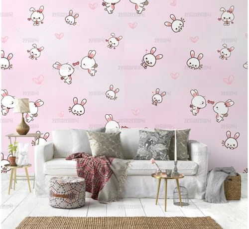 MEIZONGHUOJI Selbstklebend Tapete Kaninchen Cartoon Rosa Tapete 45 * 300Cm Selbstklebende Folie Abnehmbar Vinyl Klebefolie Wasserdicht Dekorfolie Für Wohnzimmer Schlafzimmer Küche Wand Möbel MEIZONGHUOJI Selbstklebend Tapete Kaninchen Cartoon Rosa Tapete 45 * 300Cm Selbstklebende Folie Abnehmbar Vinyl Klebefolie Wasserdicht Dekorfolie Für Wohnzimmer Schlafzimmer Küche Wand Möbel von MEIZONGHUOJI