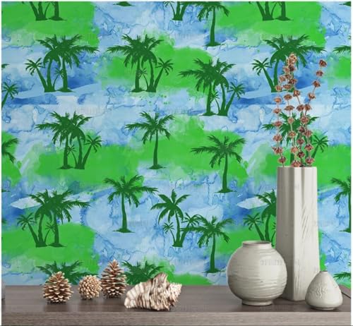 MEIZONGHUOJI Selbstklebend Tapete Kokospalmen Meer Tapete 45 * 300Cm Selbstklebende Folie Abnehmbar Vinyl Klebefolie Wasserdicht Dekorfolie Für Wohnzimmer Schlafzimmer Küche Wand Möbel MEIZONGHUOJI Selbstklebend Tapete Kokospalmen Meer Tapete 45 * 300Cm Selbstklebende Folie Abnehmbar Vinyl Klebefolie Wasserdicht Dekorfolie Für Wohnzimmer Schlafzimmer Küche Wand Möbel von MEIZONGHUOJI