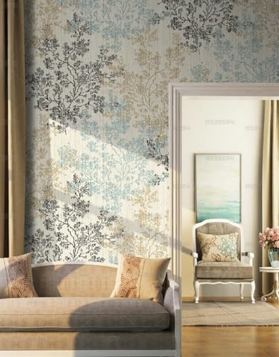 MEIZONGHUOJI Selbstklebend Tapete Pflanzen, Wälder, Bäume 45 * 600CM Selbstklebende Folie Abnehmbar Vinyl Klebefolie Wasserdicht Dekorfolie für Wohnzimmer Schlafzimmer Küche Wand Möbel von MEIZONGHUOJI