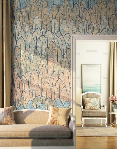 MEIZONGHUOJI Selbstklebend Tapete Pflanzen blätter Retro 45 * 600CM Selbstklebende Folie Abnehmbar Vinyl Klebefolie Wasserdicht Dekorfolie für Wohnzimmer Schlafzimmer Küche Wand Möbel MEIZONGHUOJI Selbstklebend Tapete Pflanzen blätter Retro 45 * 600CM Selbstklebende Folie Abnehmbar Vinyl Klebefolie Wasserdicht Dekorfolie für Wohnzimmer Schlafzimmer Küche Wand Möbel von MEIZONGHUOJI