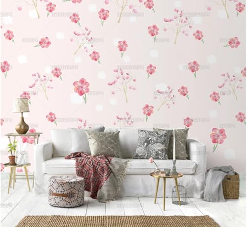 MEIZONGHUOJI Selbstklebend Tapete Rosa Blumen Tapete 45 * 300Cm Selbstklebende Folie Abnehmbar Vinyl Klebefolie Wasserdicht Dekorfolie Für Wohnzimmer Schlafzimmer Küche Wand Möbel MEIZONGHUOJI Selbstklebend Tapete Rosa Blumen Tapete 45 * 300Cm Selbstklebende Folie Abnehmbar Vinyl Klebefolie Wasserdicht Dekorfolie Für Wohnzimmer Schlafzimmer Küche Wand Möbel von MEIZONGHUOJI