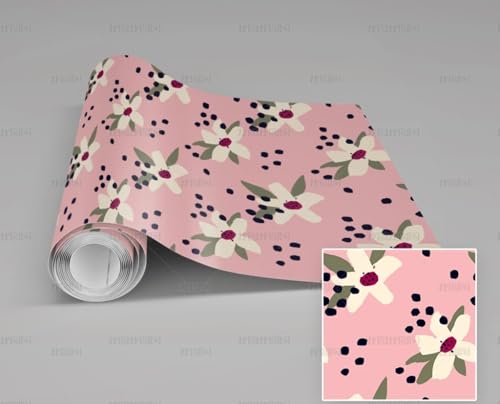 MEIZONGHUOJI Selbstklebend Tapete Rosa Blumen Tapete 45 * 300Cm Selbstklebende Folie Abnehmbar Vinyl Klebefolie Wasserdicht Dekorfolie Für Wohnzimmer Schlafzimmer Küche Wand Möbel MEIZONGHUOJI Selbstklebend Tapete Rosa Blumen Tapete 45 * 300Cm Selbstklebende Folie Abnehmbar Vinyl Klebefolie Wasserdicht Dekorfolie Für Wohnzimmer Schlafzimmer Küche Wand Möbel von MEIZONGHUOJI