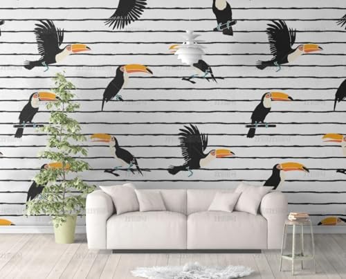 MEIZONGHUOJI Selbstklebend Tapete Tukan Cartoon 45 * 600CM Selbstklebende Folie Abnehmbar Vinyl Klebefolie Wasserdicht Dekorfolie für Wohnzimmer Schlafzimmer Küche Wand Möbel MEIZONGHUOJI Selbstklebend Tapete Tukan Cartoon 45 * 600CM Selbstklebende Folie Abnehmbar Vinyl Klebefolie Wasserdicht Dekorfolie für Wohnzimmer Schlafzimmer Küche Wand Möbel von MEIZONGHUOJI