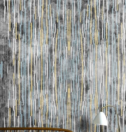 MEIZONGHUOJI Selbstklebend Tapete Vertikale Streifen retro Tapete 45 * 600CM Selbstklebende Folie Abnehmbar Vinyl Klebefolie Wasserdicht Dekorfolie für Wohnzimmer Schlafzimmer Küche Wand Möbel MEIZONGHUOJI Selbstklebend Tapete Vertikale Streifen retro Tapete 45 * 600CM Selbstklebende Folie Abnehmbar Vinyl Klebefolie Wasserdicht Dekorfolie für Wohnzimmer Schlafzimmer Küche Wand Möbel von MEIZONGHUOJI