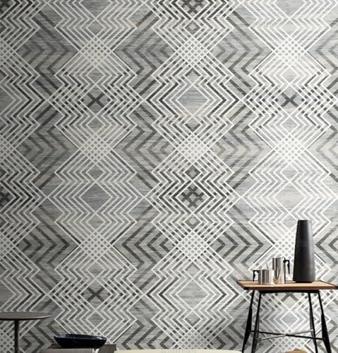 Selbstklebend Tapete Geometrische Linien Retro Grau und Weiß Tapete 45*600CM Selbstklebende Folie Abnehmbar Vinyl Klebefolie Wasserdicht Dekorfolie für Wohnzimmer Schlafzimmer Küche Wand Möbel Selbstklebend Tapete Geometrische Linien Retro Grau und Weiß Tapete 45*600CM Selbstklebende Folie Abnehmbar Vinyl Klebefolie Wasserdicht Dekorfolie für Wohnzimmer Schlafzimmer Küche Wand Möbel von MEIZONGHUOJI