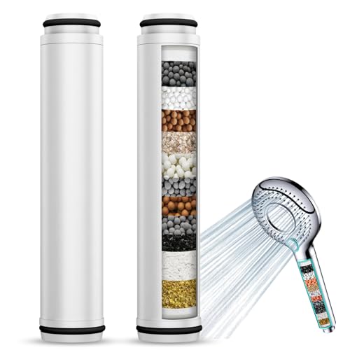 MEKO 2er Pack Filter NUR für Handbrause mit ASIN B0BJPBQFVS und B0CN6J3YC4 von MEKO, 15 Schichten Ersatzfilter für hartes Wasser Reinigen und Entfernen von Chlor und schädliche Substanzen MEKO 2er Pack Filter NUR für Handbrause mit ASIN B0BJPBQFVS und B0CN6J3YC4 von MEKO, 15 Schichten Ersatzfilter für hartes Wasser Reinigen und Entfernen von Chlor und schädliche Substanzen von MEKO