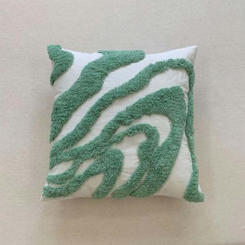 2 Pieces Einfaches Böhmisches Getuftetes Samt-Canvas-Kissen Bestickt Für Wohnzimmer Sofakissen von MEKPAM