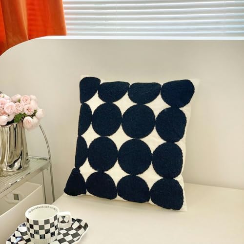 MEKPAM 2 Pieces Nordic Einfache Wohnzimmer Sofa Kissenbezug Retro Jacquard Bestickte Kissen Dekorative Kissen von MEKPAM