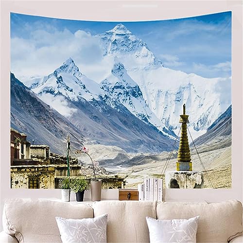 MEKPAM 3D Schneeberg Everest Wandteppich Handtuch Landschaft Wandteppich Yogamatte Wandteppich Decke Heimdekoration 200x150cm MEKPAM 3D Schneeberg Everest Wandteppich Handtuch Landschaft Wandteppich Yogamatte Wandteppich Decke Heimdekoration 200x150cm von MEKPAM
