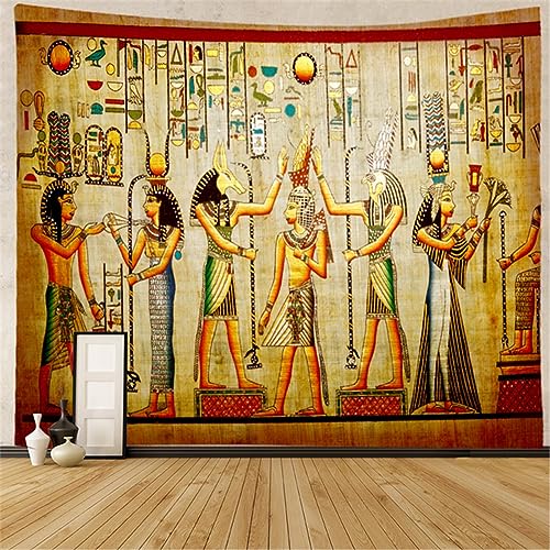 MEKPAM Altägyptische Dynastie Verschiedene Retro Ägyptische Wandteppiche Hause Raumdekoration Schlafzimmer Wohnzimmer 150x100cm von MEKPAM