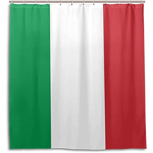 MEKPAM Flagge Italiens Wasserdichter Polyester Duschvorhang Für Badezimmer 180X180cm von MEKPAM